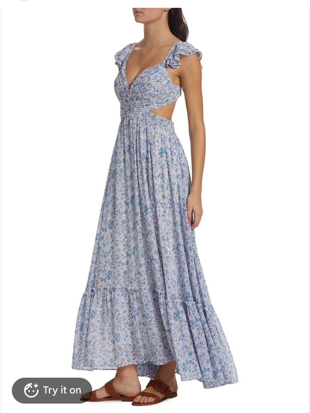 ASTR the Label Primrose Cutout Detail Maxi Dress